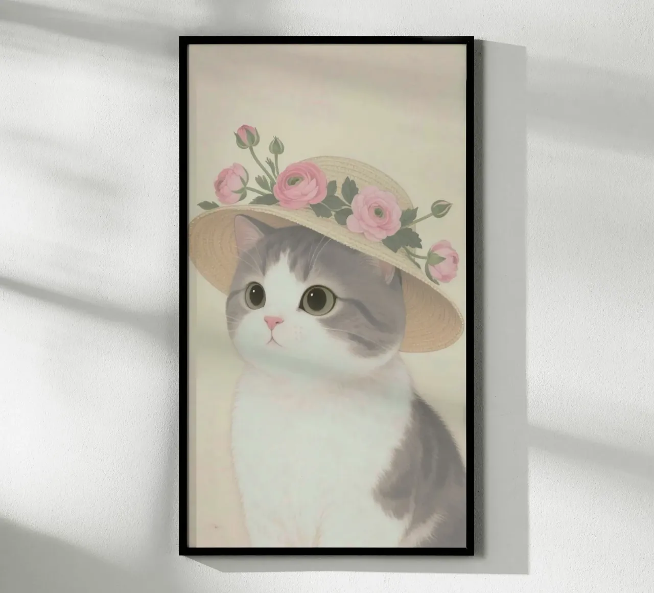 The Cat and the Flower Hat poster da mip of map