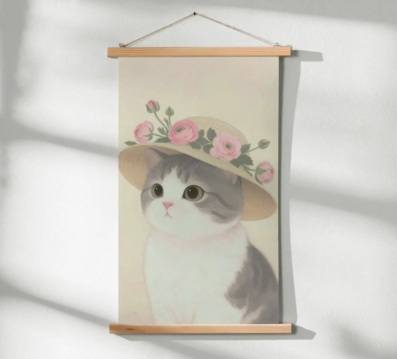 The Cat and the Flower Hat poster da mip of map
