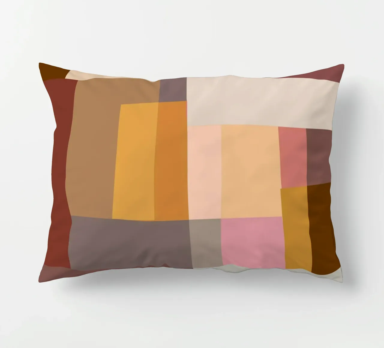 Mosaic Color Blocking | Warm & Neutral cuscino da sabidussi