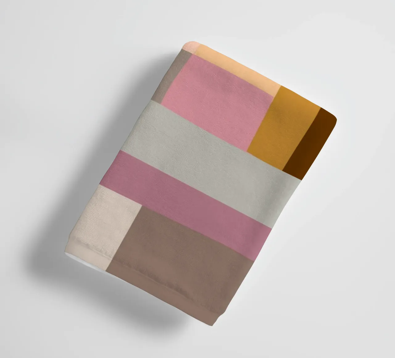 Mosaic Color Blocking | Warm & Neutral asciugamano da bagno da sabidussi