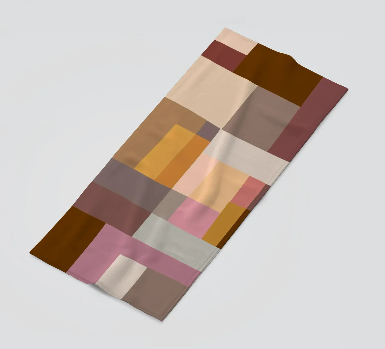 Mosaic Color Blocking | Warm & Neutral telo mare da sabidussi