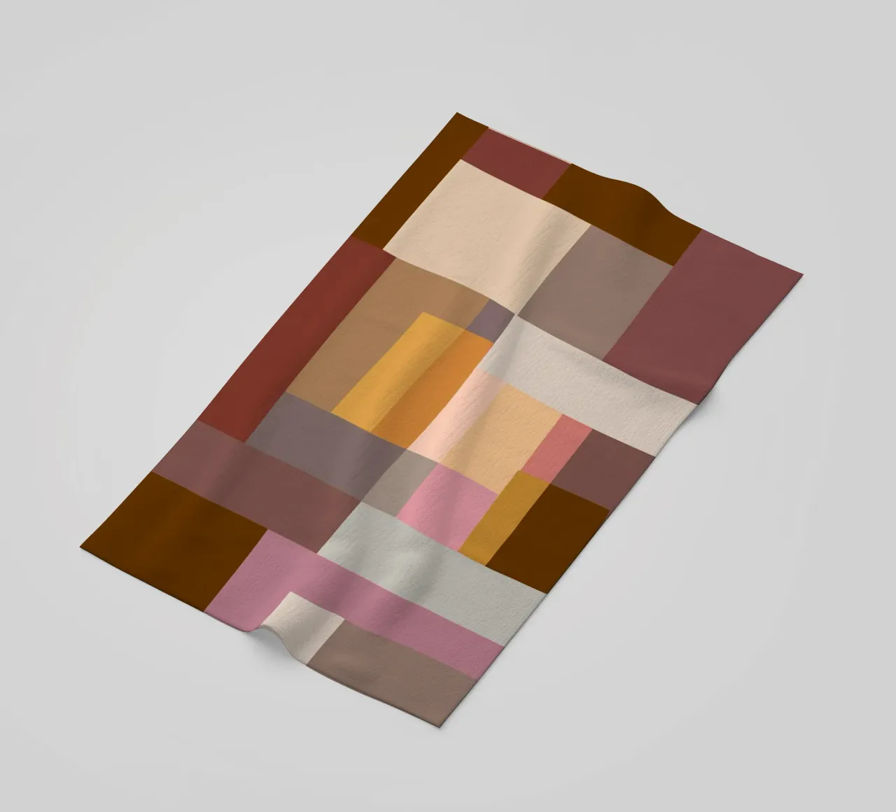 Mosaic Color Blocking | Warm & Neutral telo mare da sabidussi