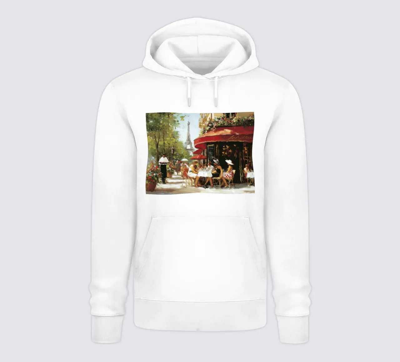 Vivere a Parigi II felpa con cappuccio da Wolkenlos
