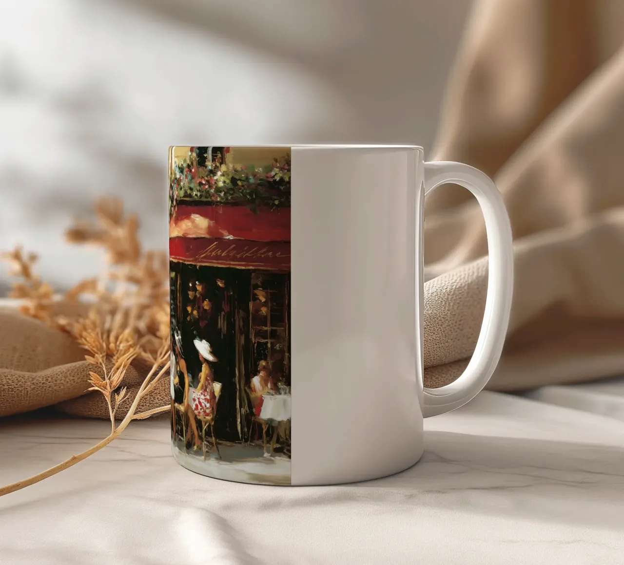 Vivere a Parigi II tazza in ceramica da Wolkenlos