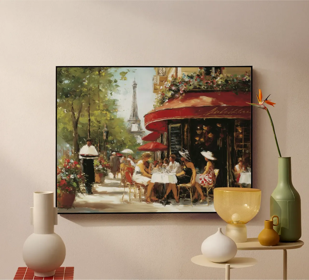 Vivere a Parigi II plexiglass da Wolkenlos