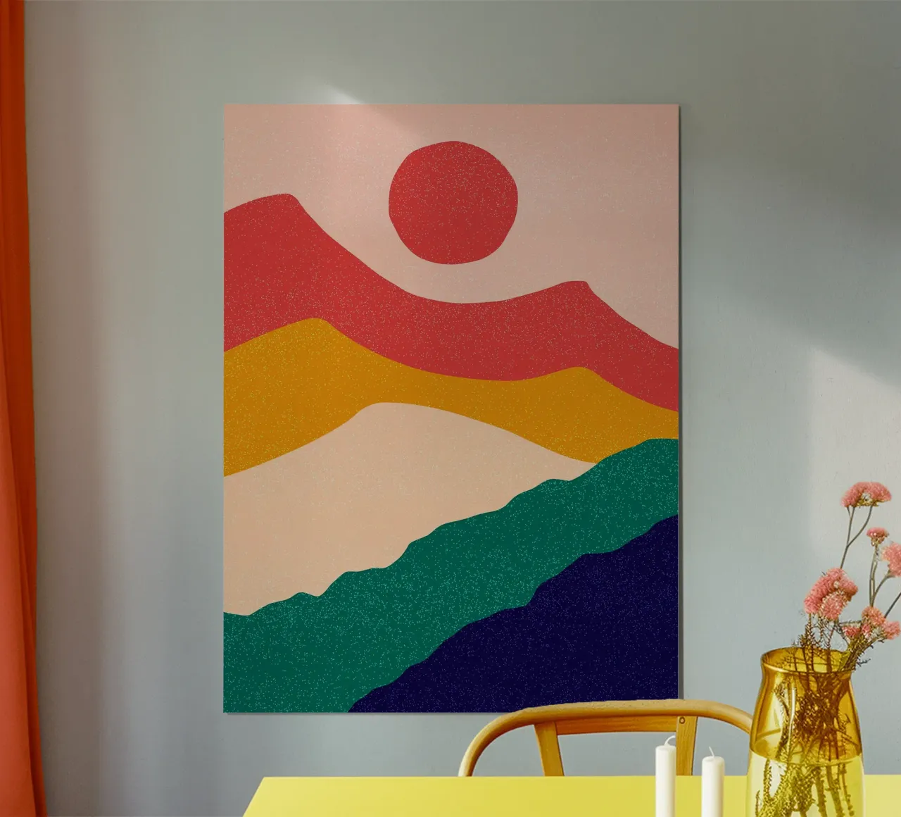 Onde di montagna poster da Eldon S Kiser