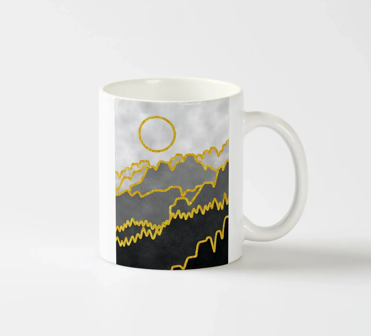 Scogliera mistica tazza in ceramica da Eldon S Kiser