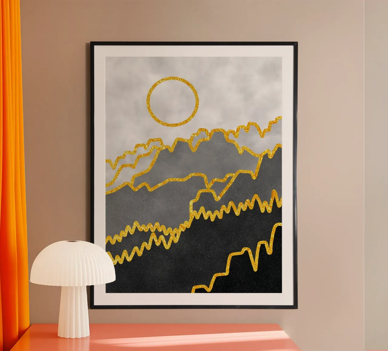 Scogliera mistica poster da Eldon S Kiser