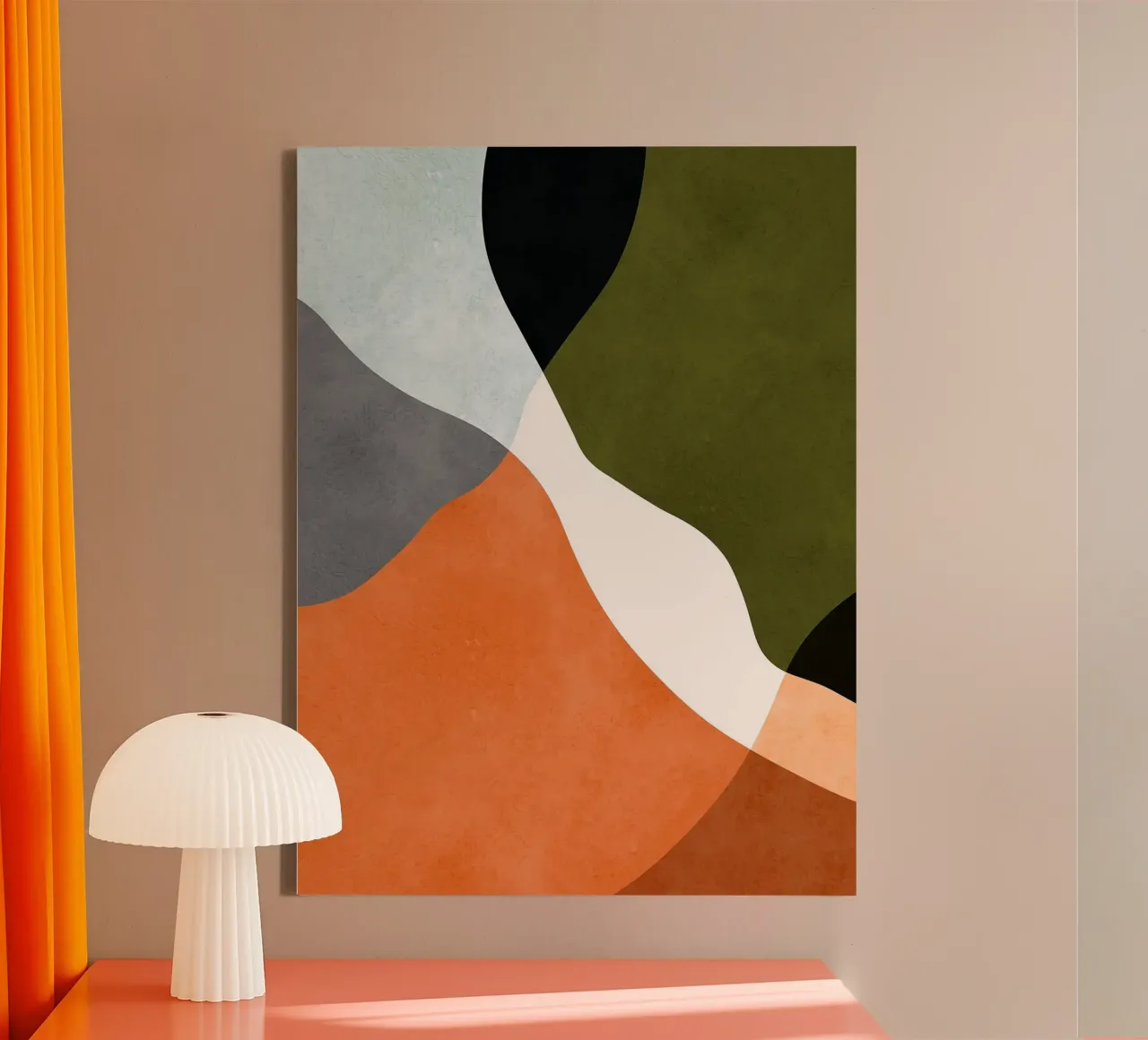 Expressive boho canvas with Floater frame by Eldon S Kiser
