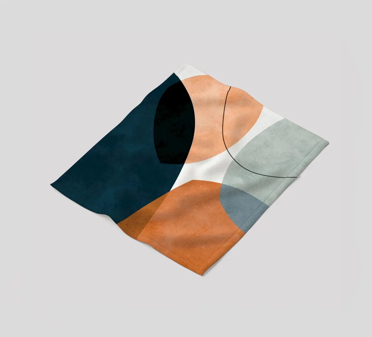 Forme espressive coperta in pile da Eldon S Kiser