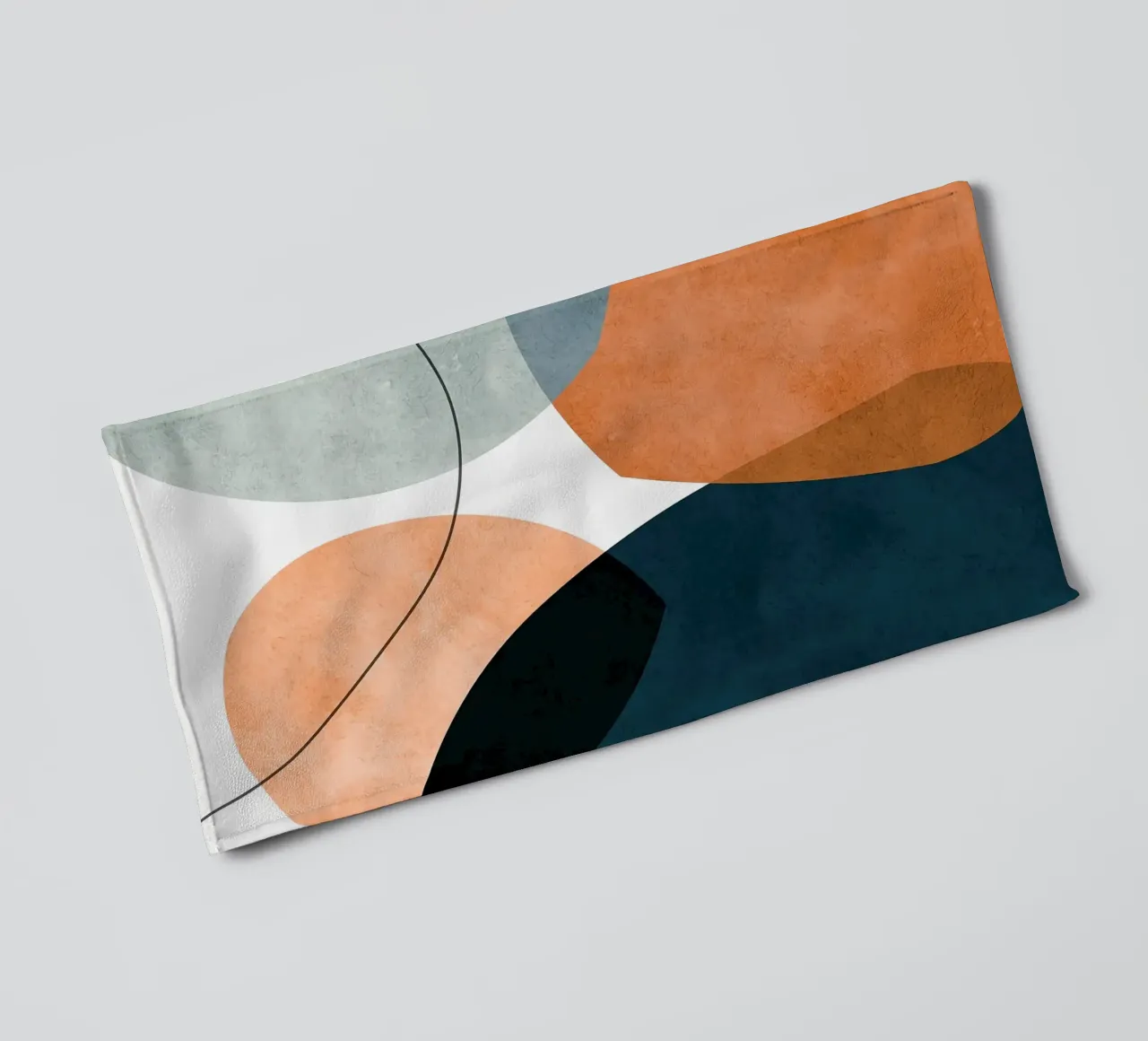Expressive forms towel by Eldon S Kiser