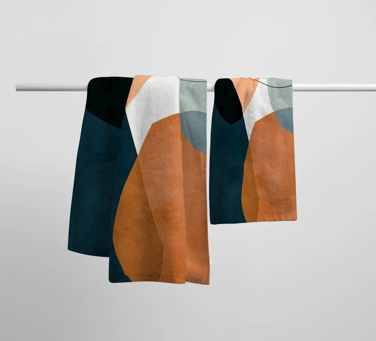 Expressive forms towel by Eldon S Kiser
