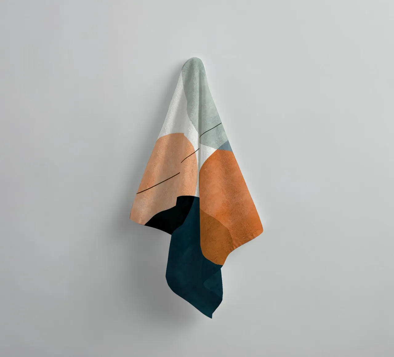 Expressive forms towel by Eldon S Kiser