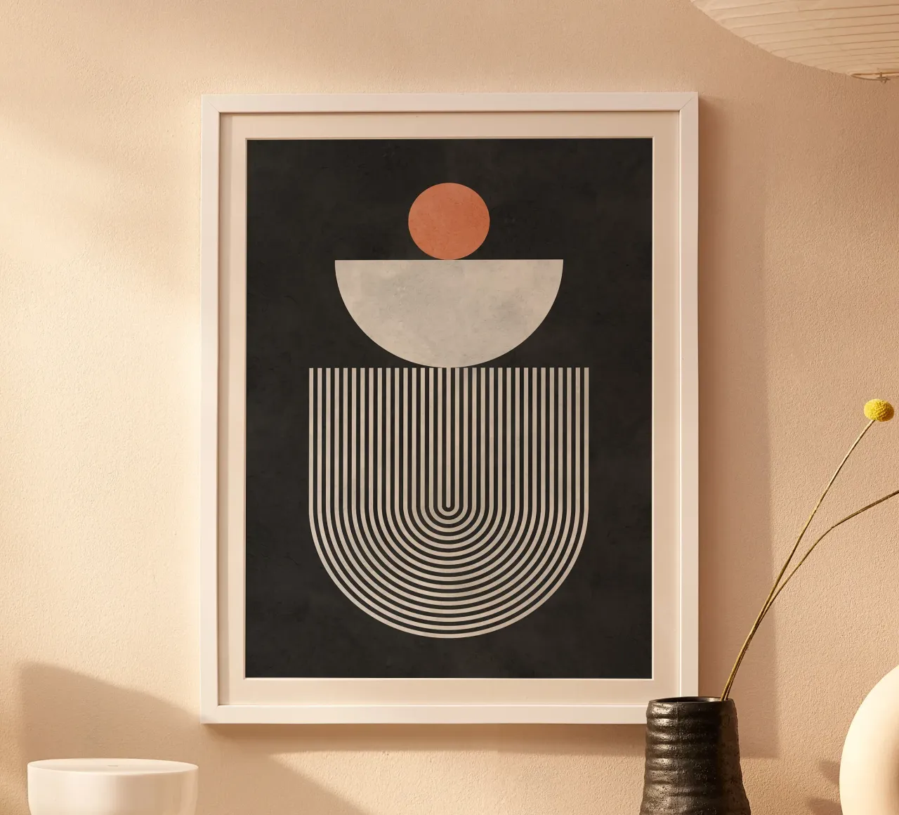Linee e cerchi poster da Eldon S Kiser