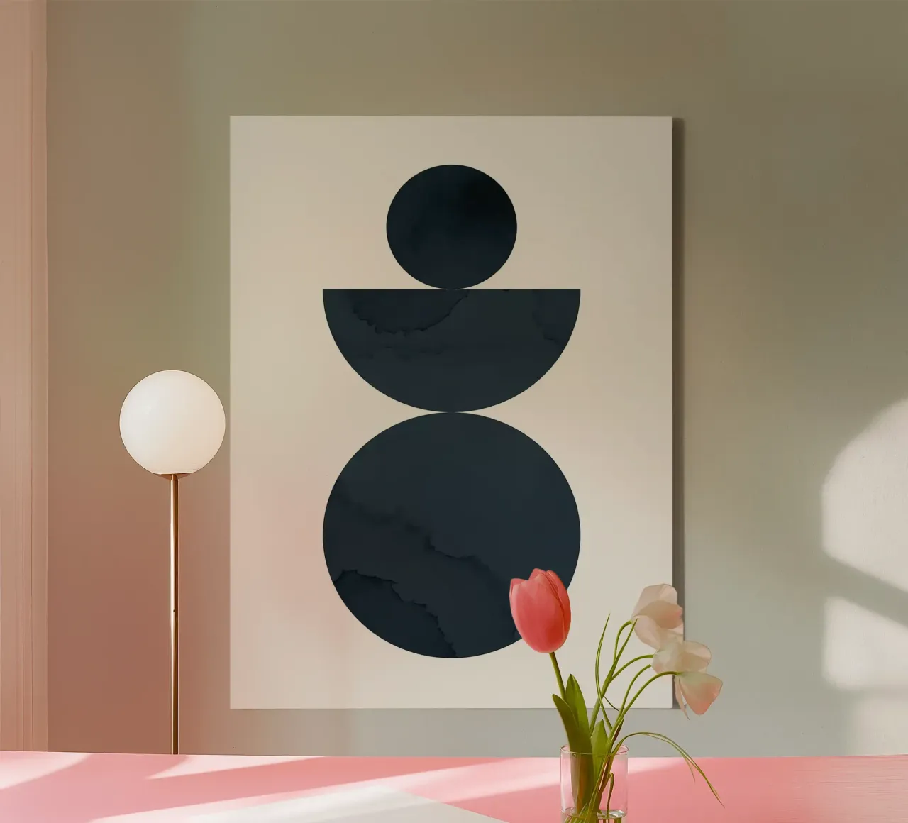 Minimalista tela con Cornice a cassetta da Leonard R Sadler