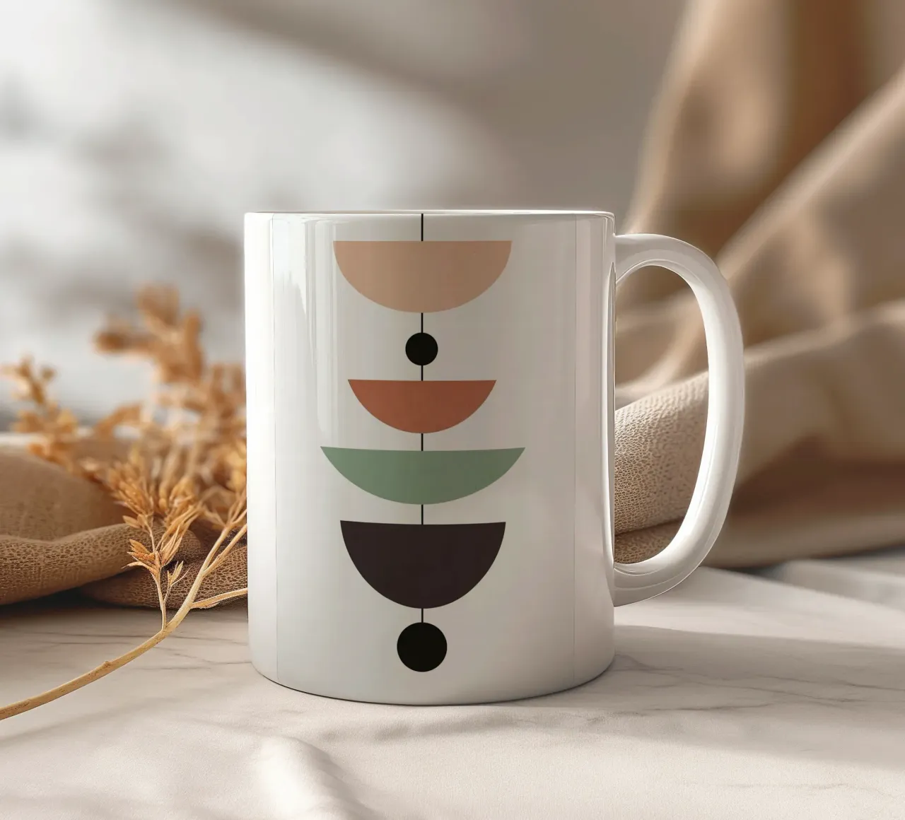 Tracce di armonia tazza in ceramica da Leonard R Sadler