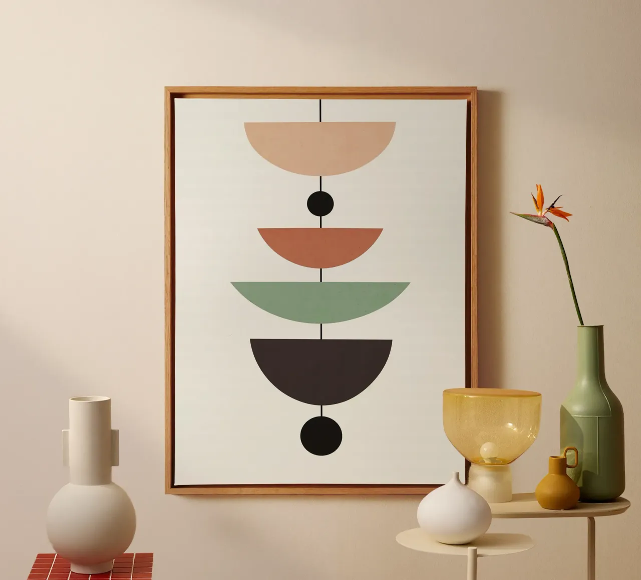 Traces d'harmonie toile de Leonard R Sadler