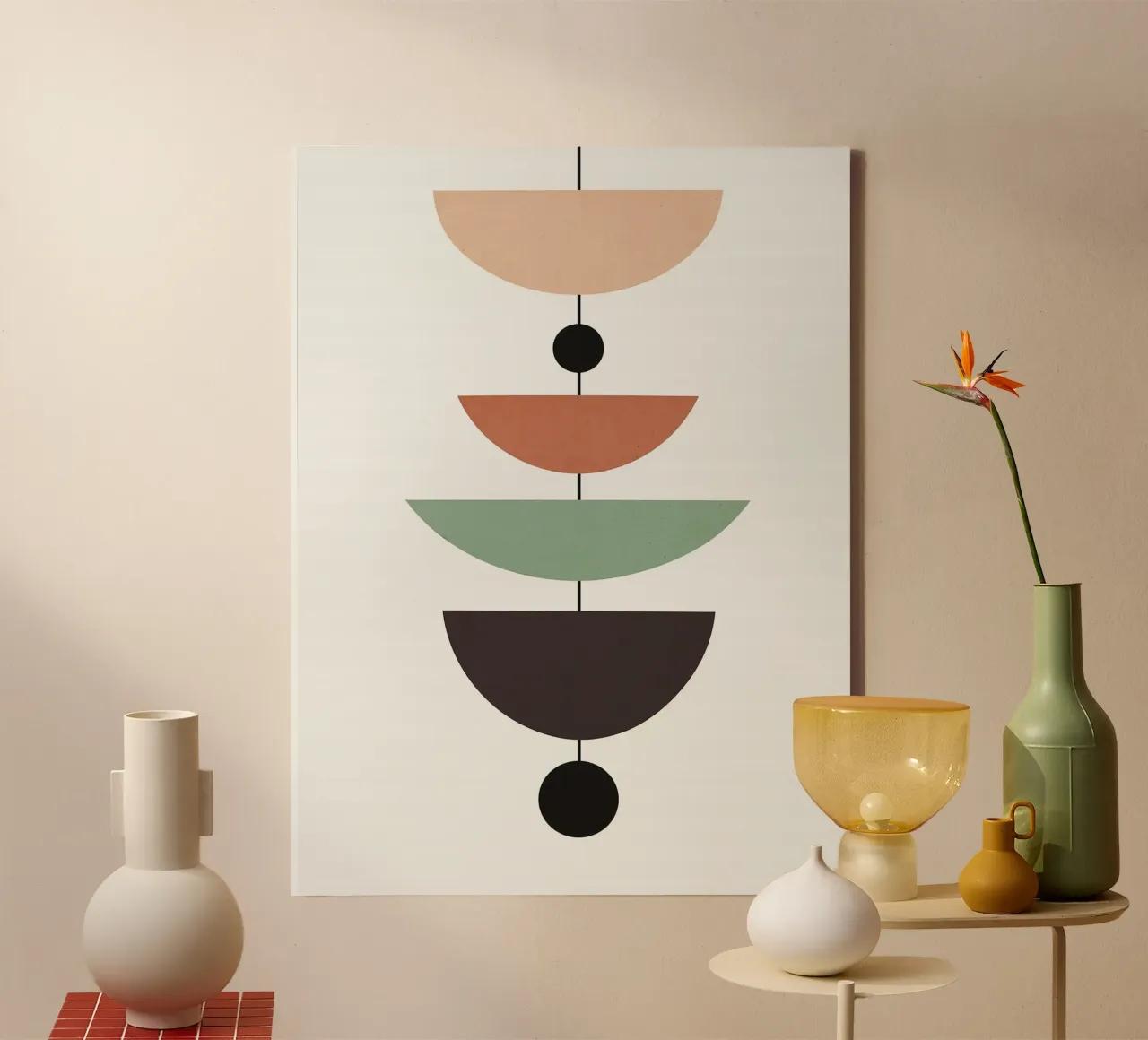 Traces d'harmonie toile de Leonard R Sadler