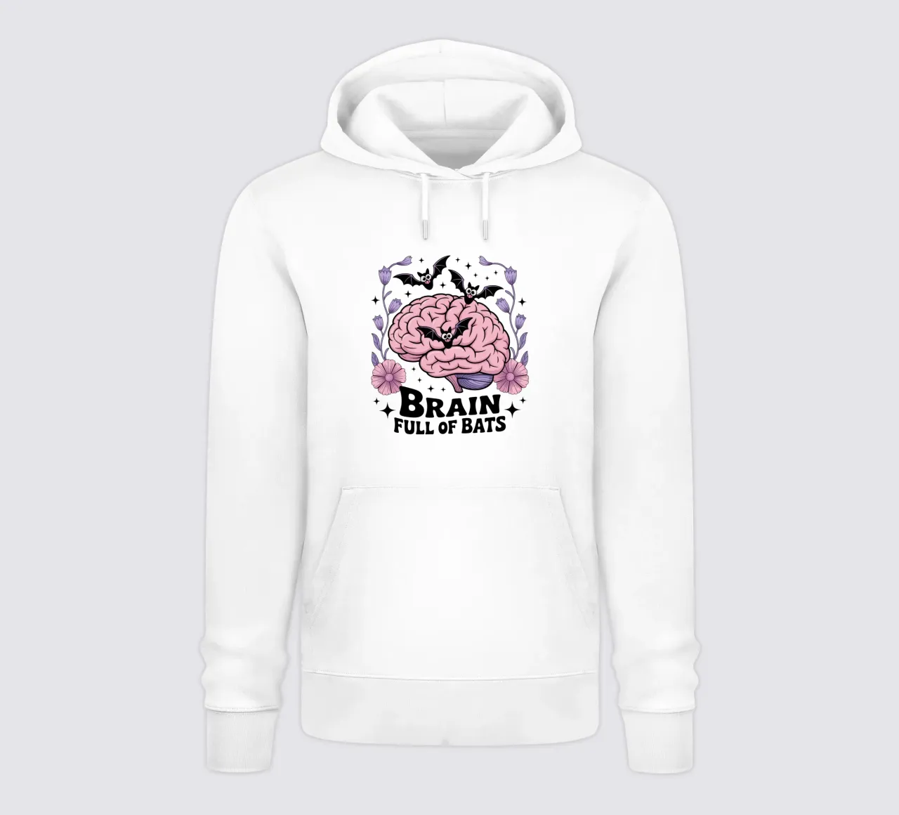 Brain Full Of Bats felpa con cappuccio da Sasyall Graphics