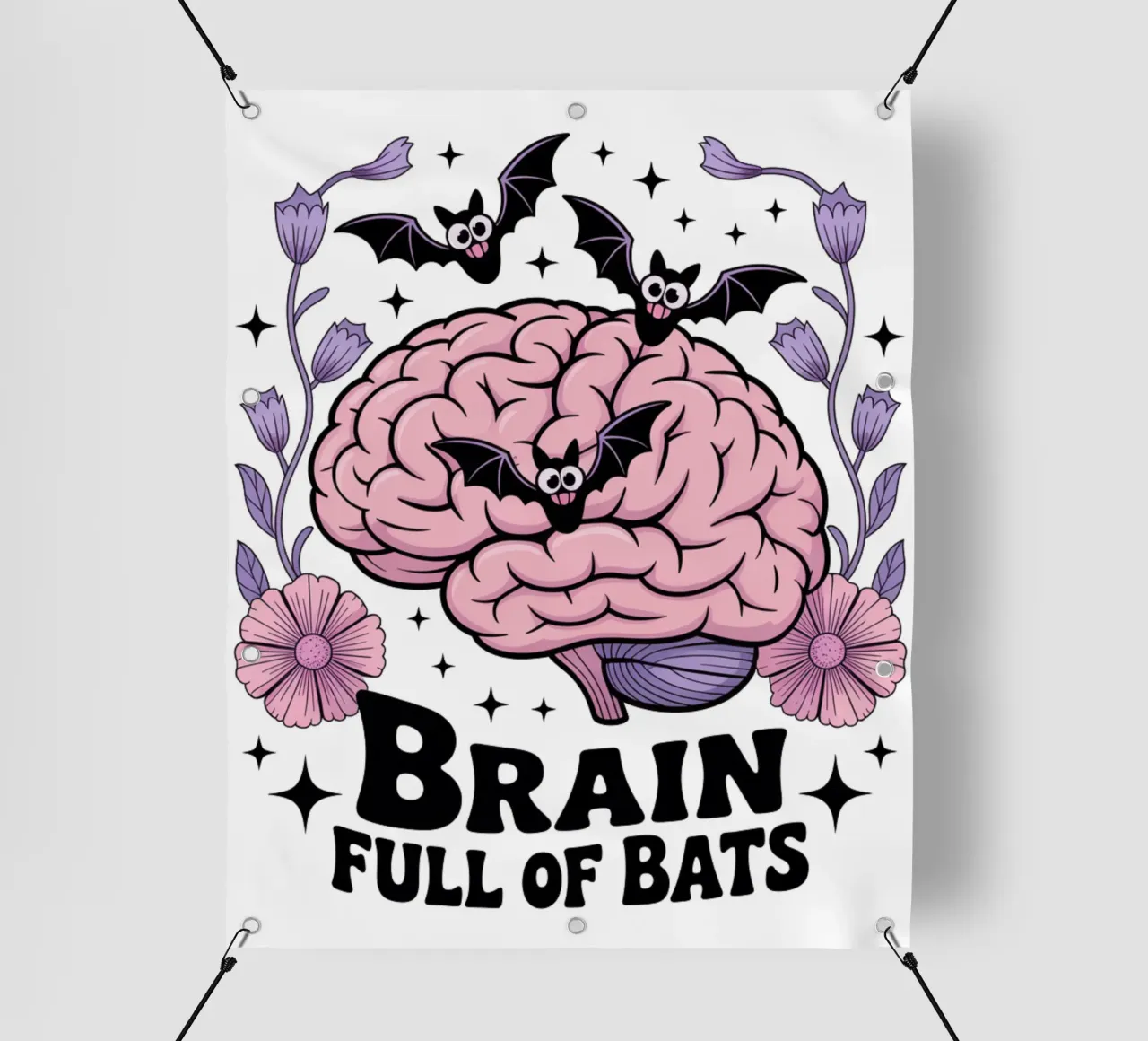 Brain Full Of Bats telo in pvc da Sasyall Graphics