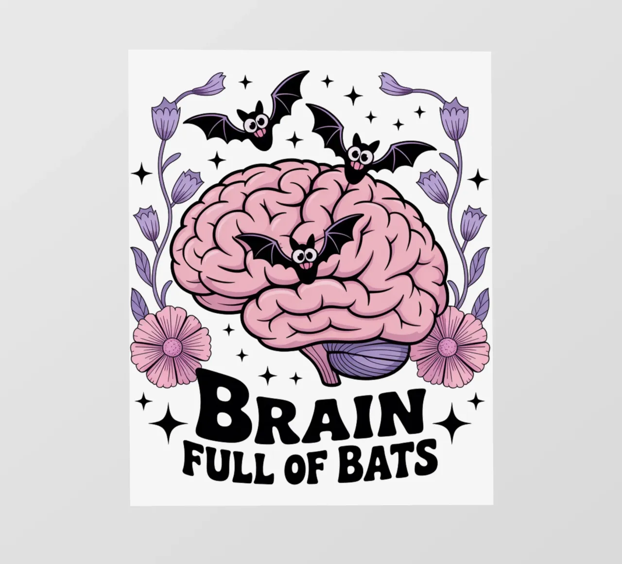 Brain Full Of Bats telo in pvc da Sasyall Graphics