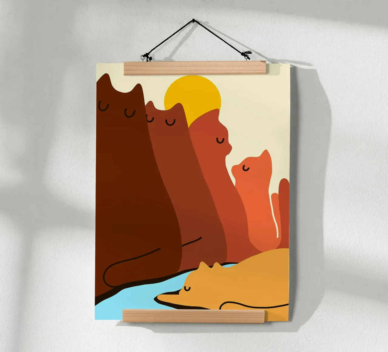 Gatto Cliff poster da Fletcher M Henry