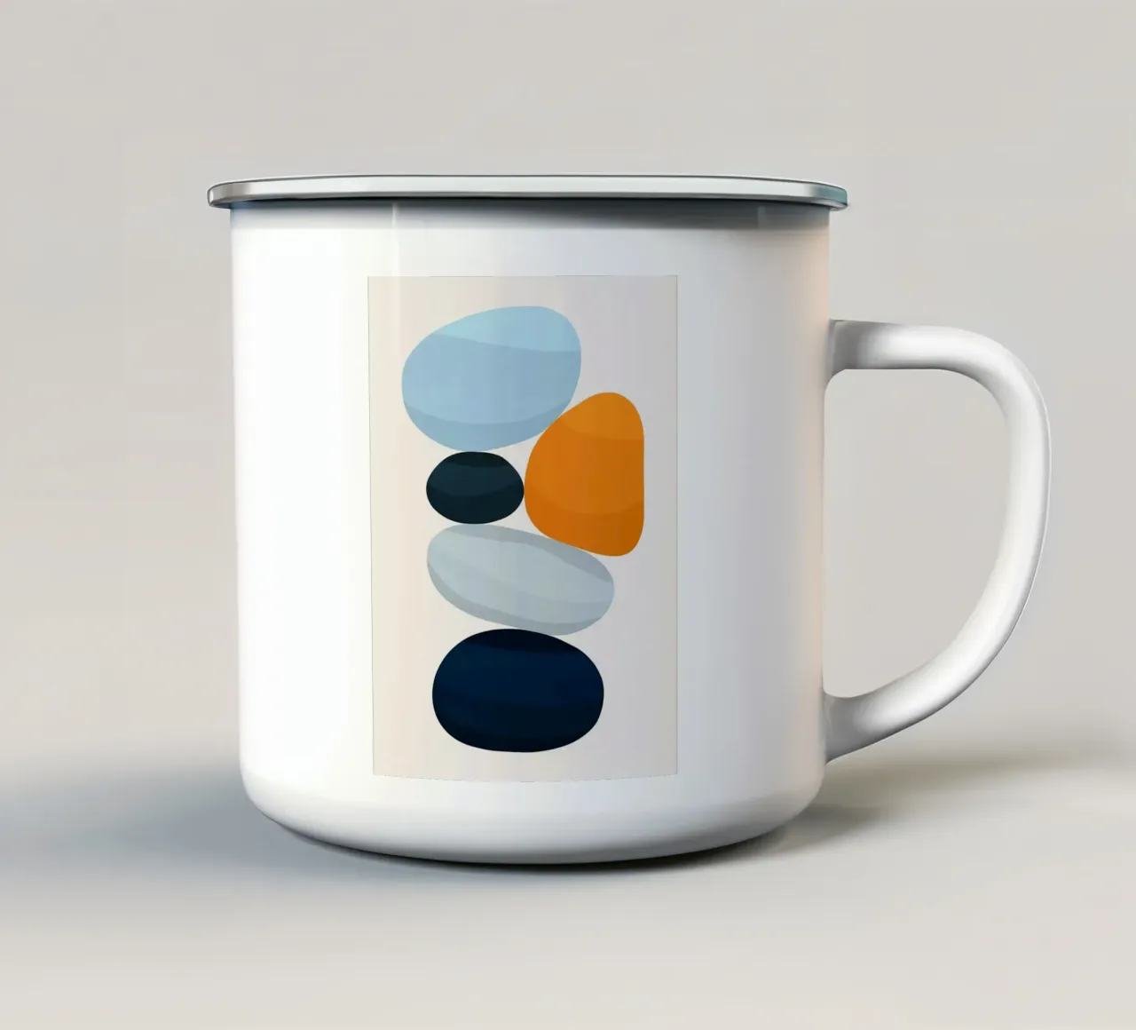 Astrazione tazza in smalto da Fletcher M Henry