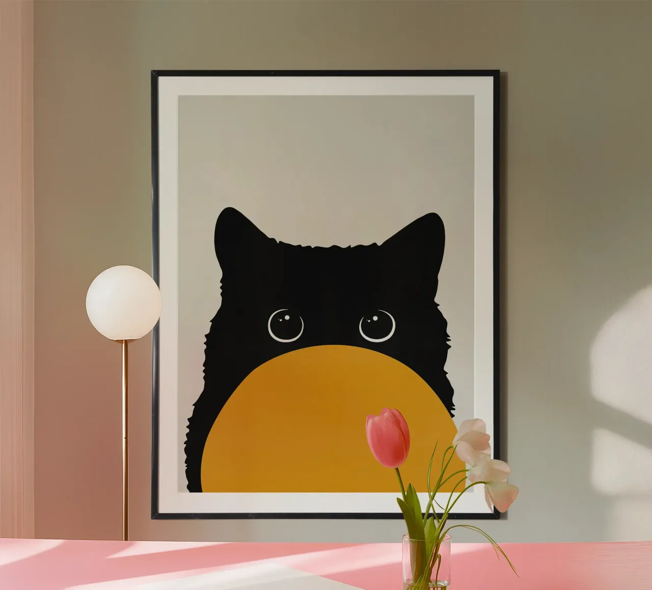 Gatto curioso II poster da Fletcher M Henry