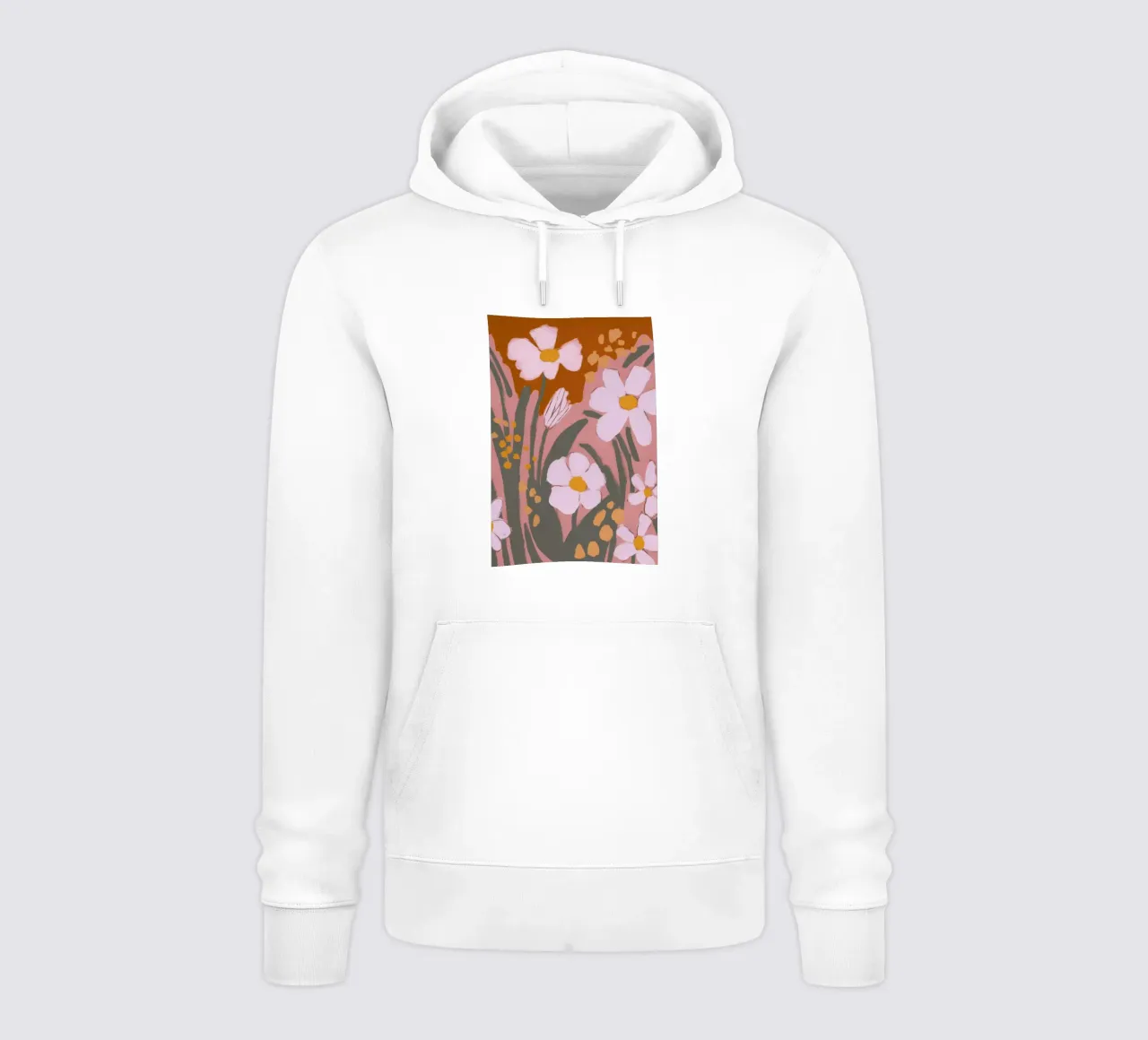 Pastel Flower Impression No 9 felpa con cappuccio da treechild