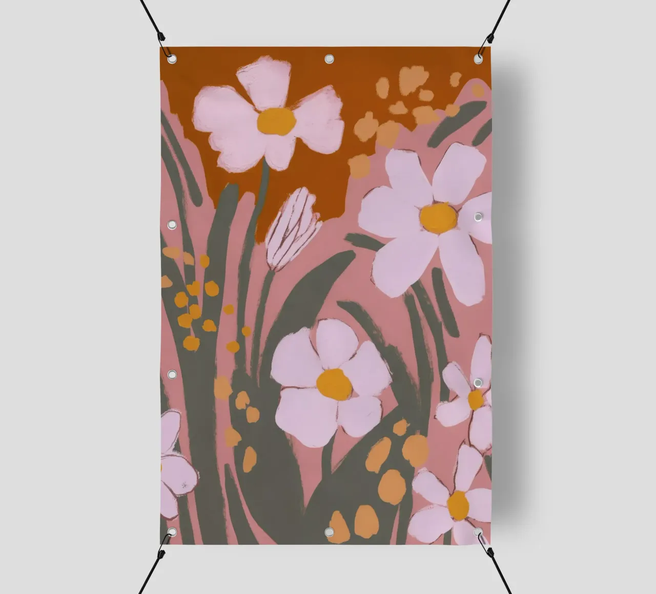 Pastel Flower Impression No 9 telo in pvc da treechild