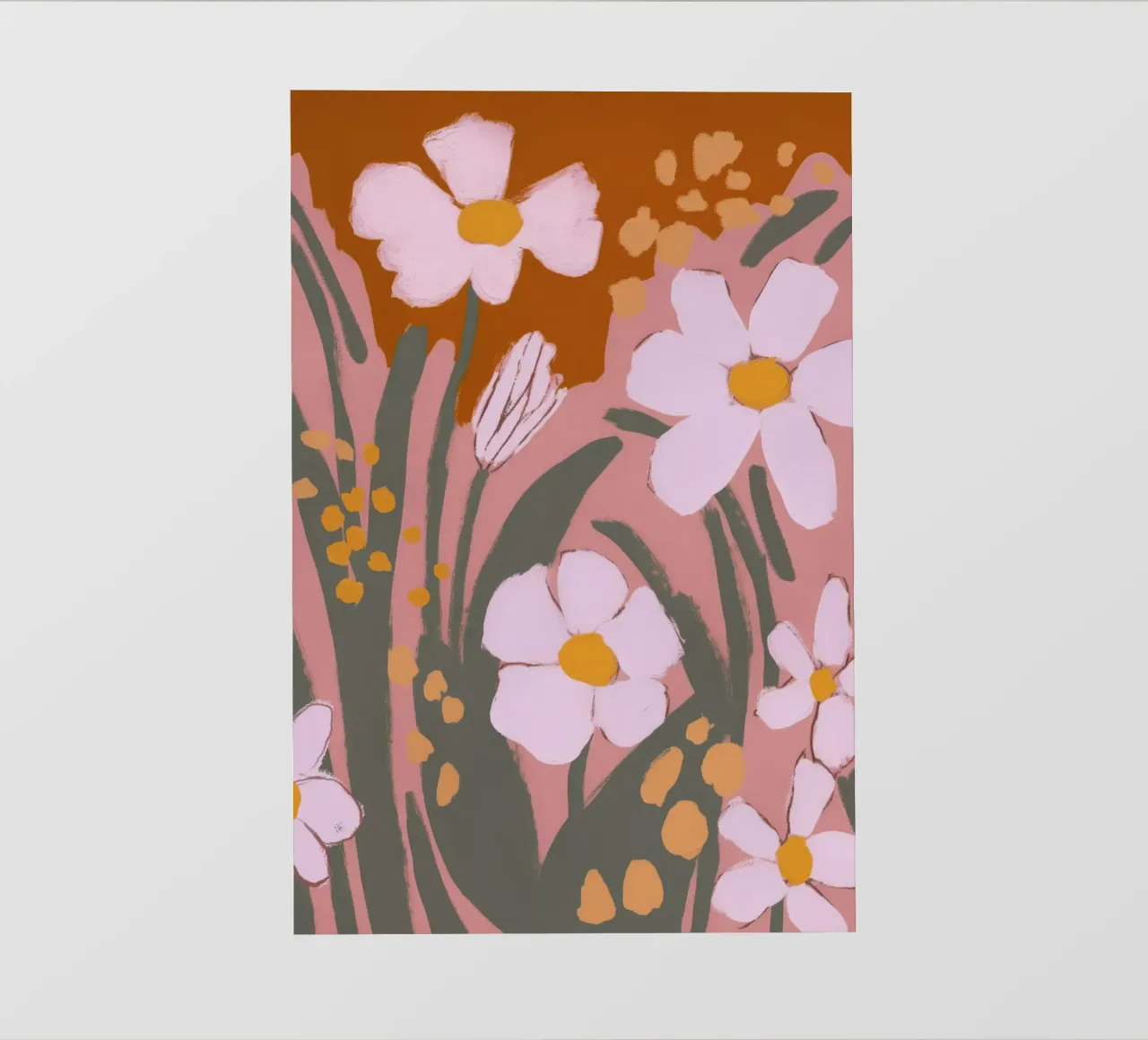 Pastel Flower Impression No 9 telo in pvc da treechild