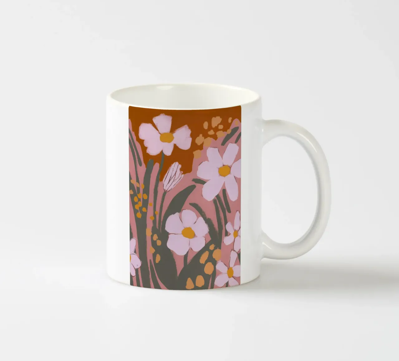 Pastel Flower Impression No 9 tazza in ceramica da treechild