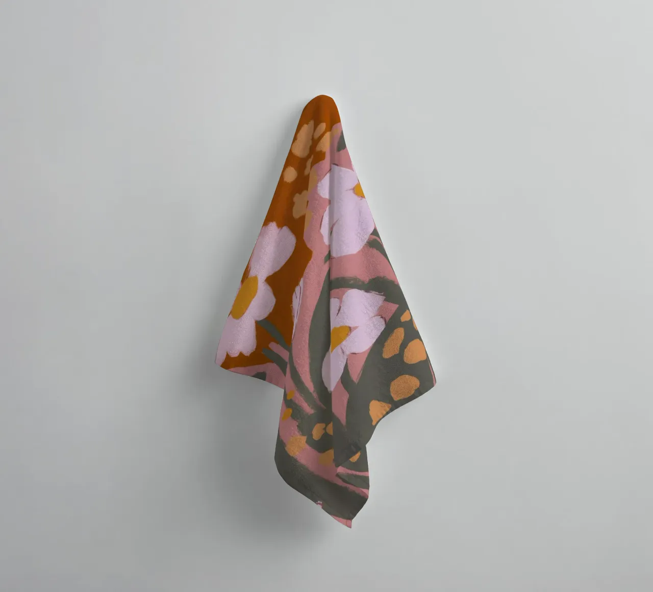 Pastel Flower Impression No 9 asciugamano da bagno da treechild
