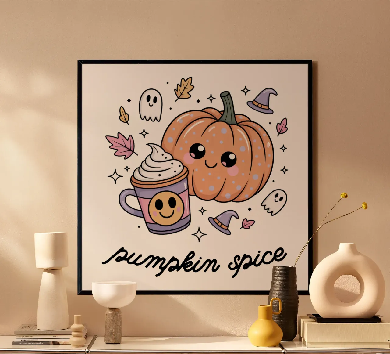 Pumpkin Spice poster da Sasyall Graphics
