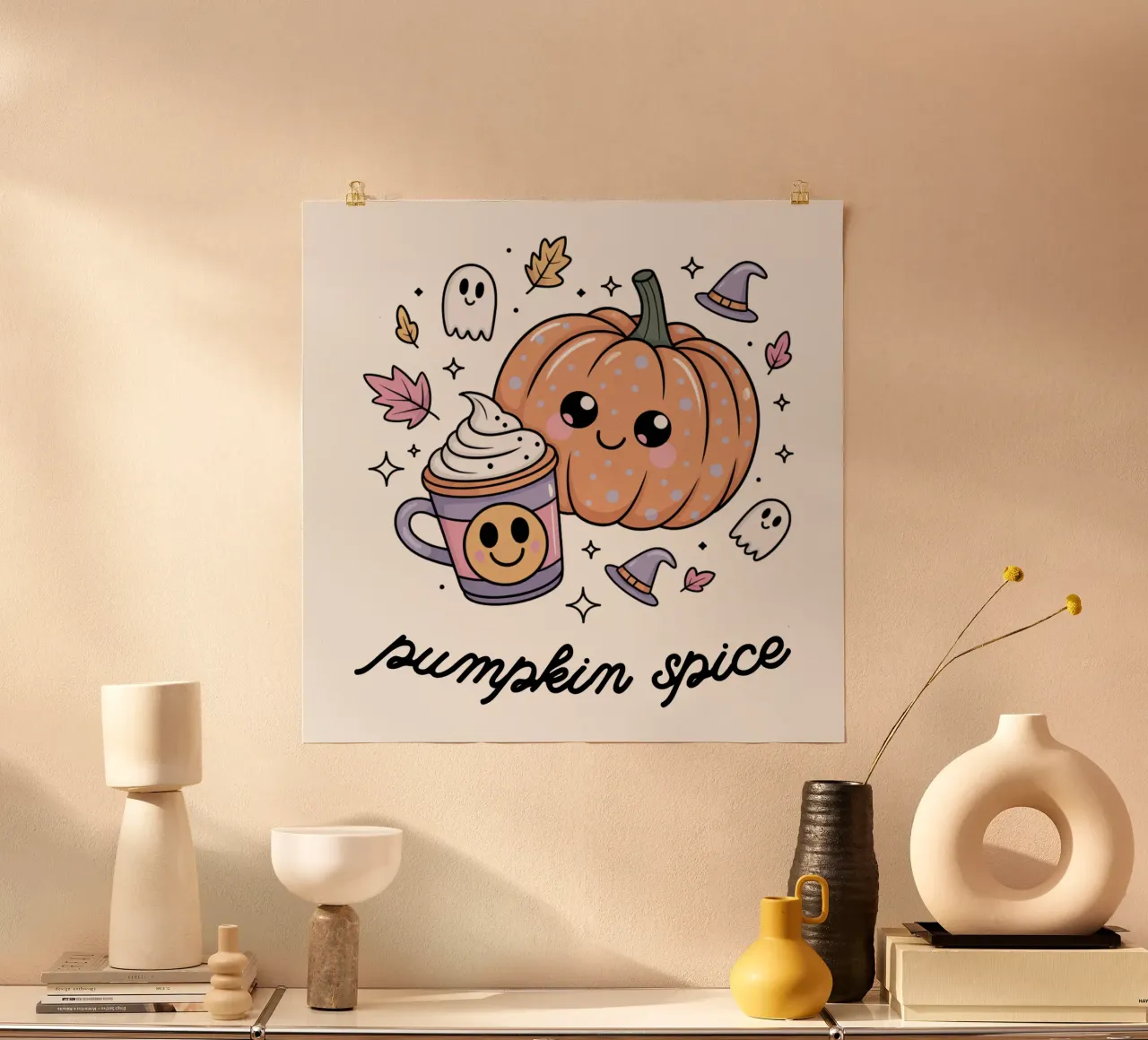Pumpkin Spice poster da Sasyall Graphics