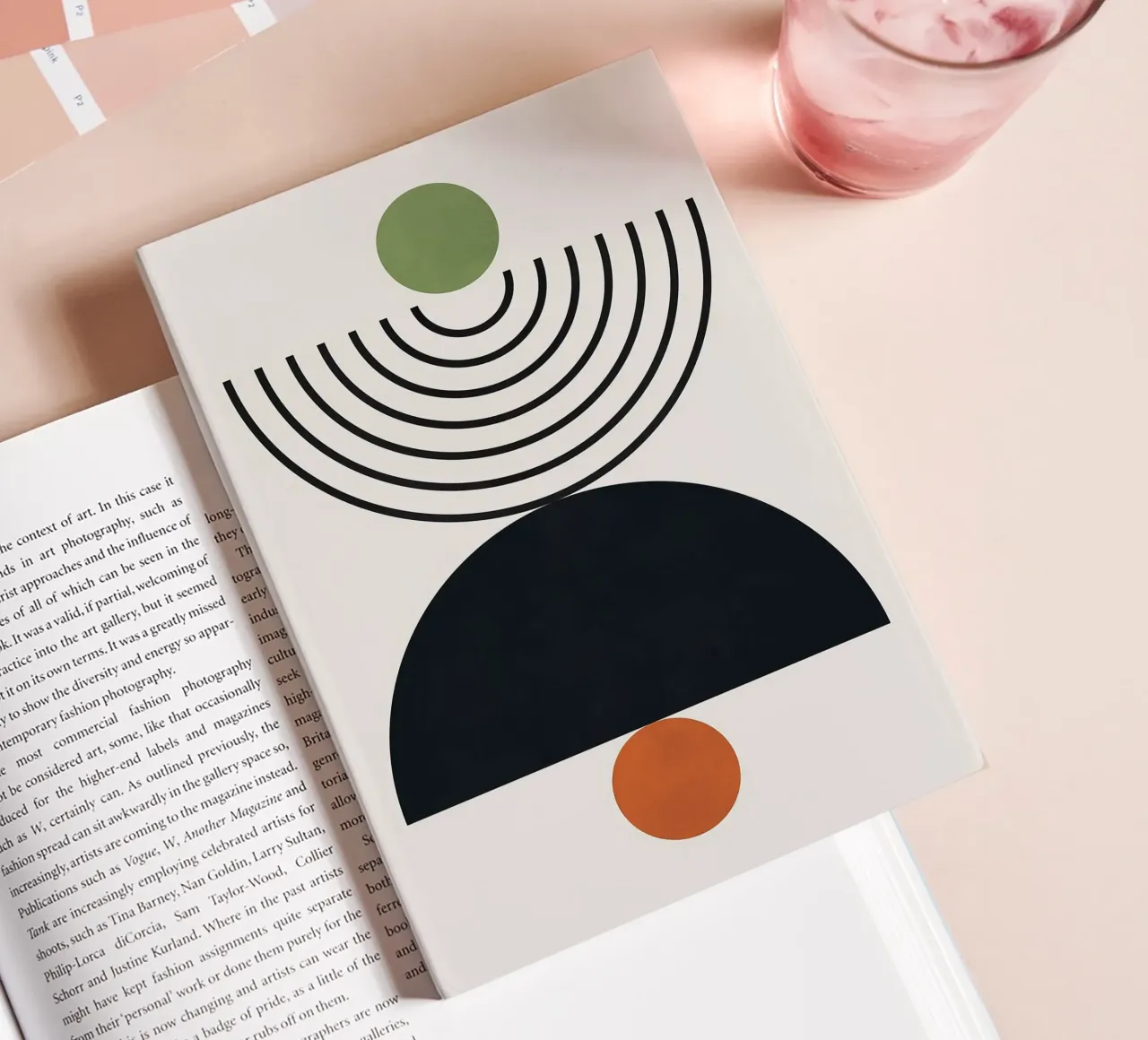 Lines and circles notebook by Leon B Feierabend