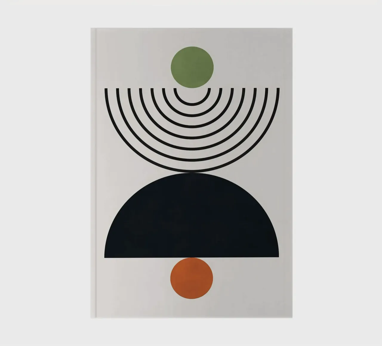 Lines and circles notebook by Leon B Feierabend