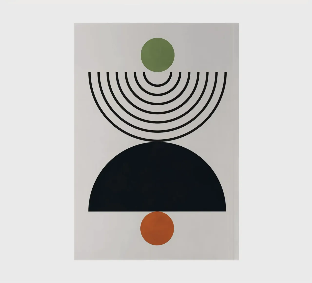 Lines and circles notebook by Leon B Feierabend