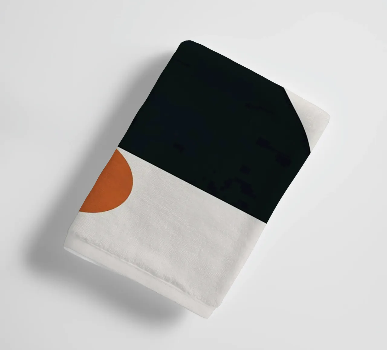Lines and circles towel by Leon B Feierabend
