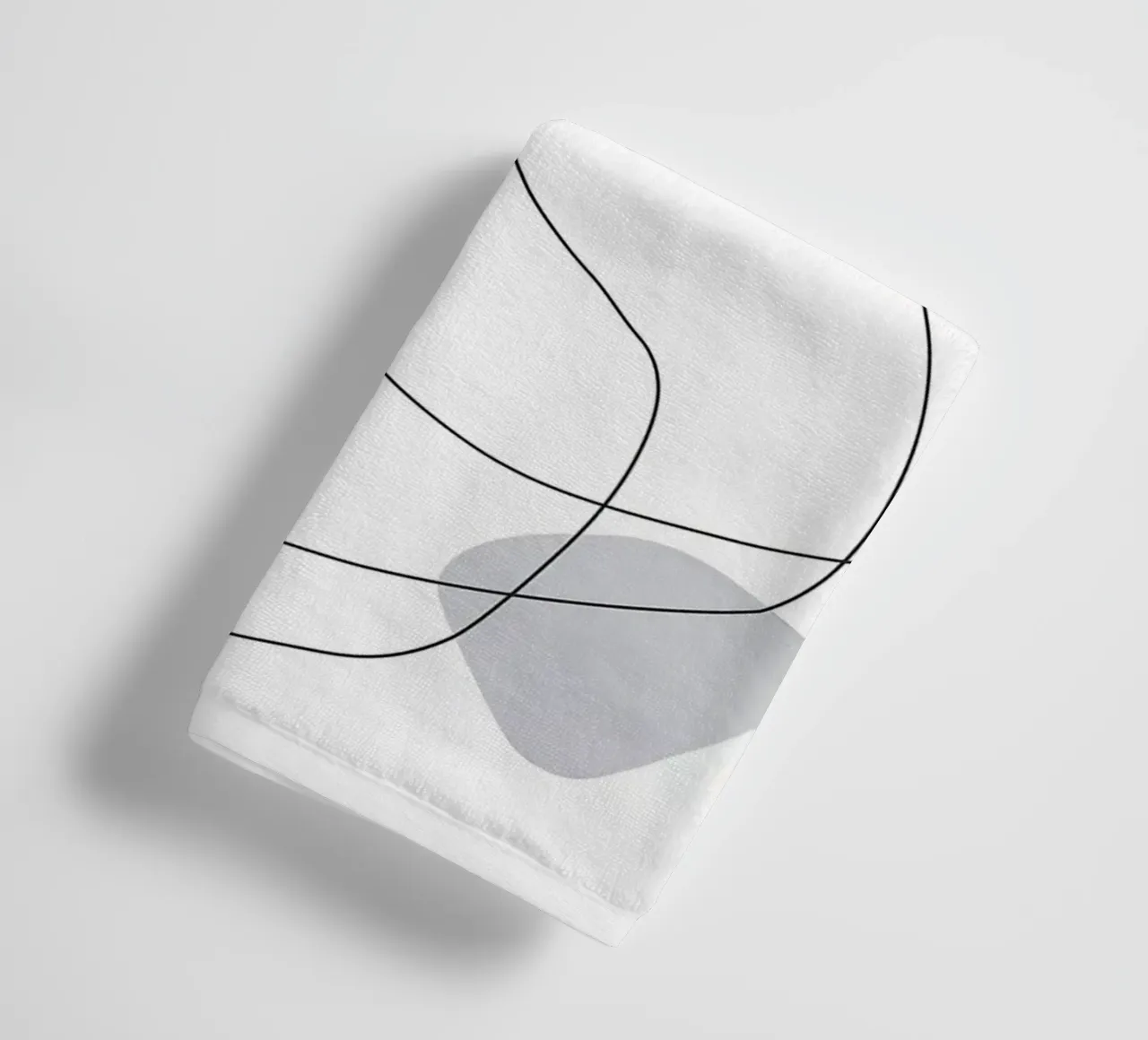 Linee e forme asciugamano da bagno da Leon B Feierabend