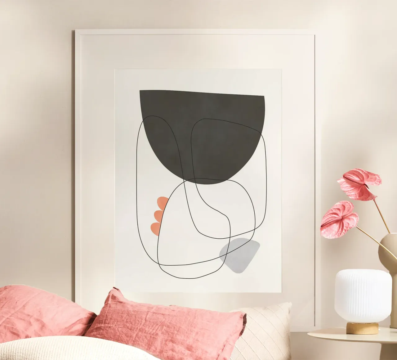 Linee e forme poster da Leon B Feierabend