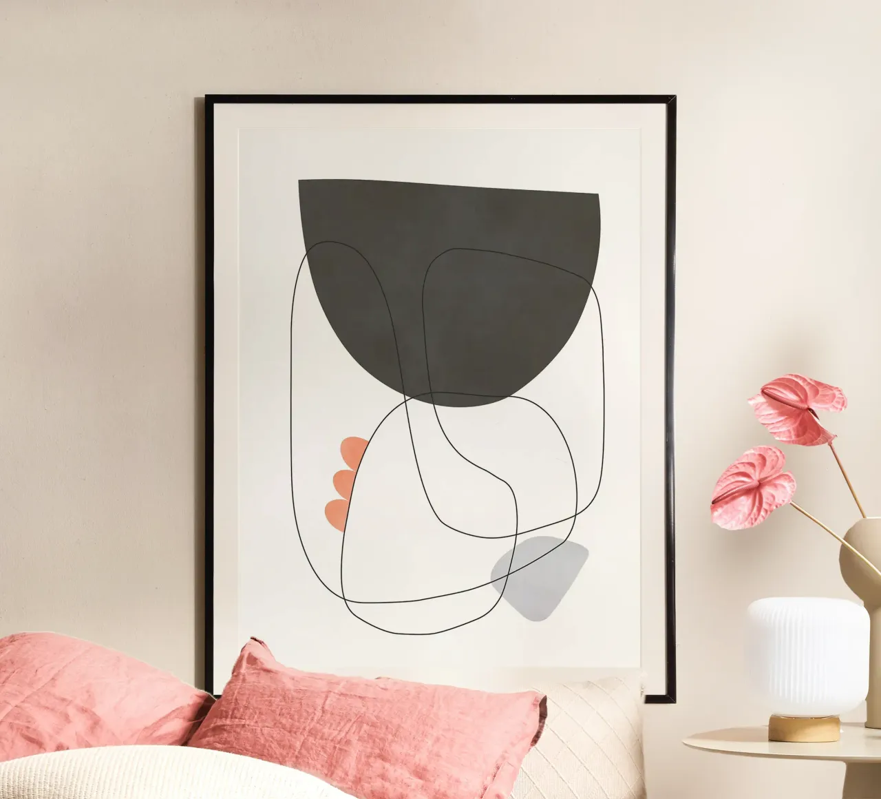 Linee e forme poster da Leon B Feierabend