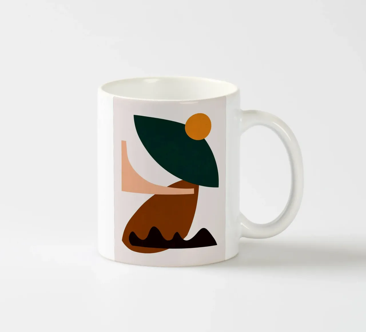 Boho organico tazza in ceramica da Leon B Feierabend