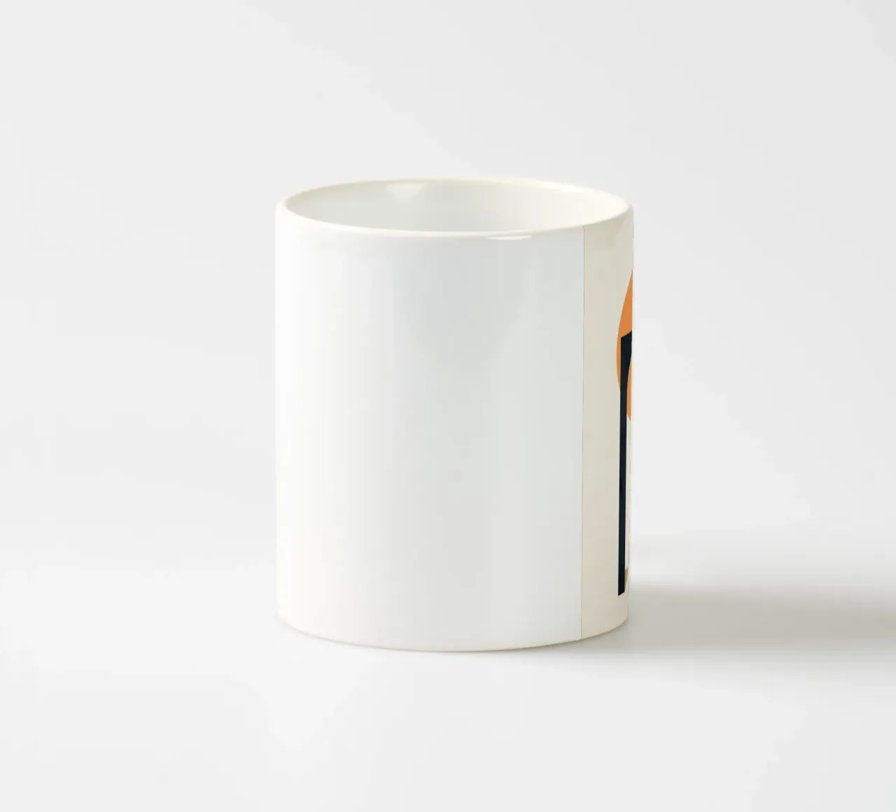 Forme geometriche tazza in ceramica da Leon B Feierabend