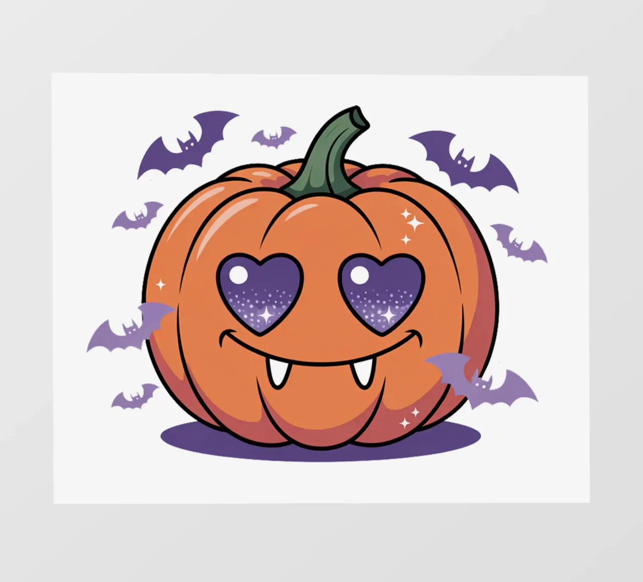Kawaii Halloween Pumpkin telo in pvc da Sasyall Graphics