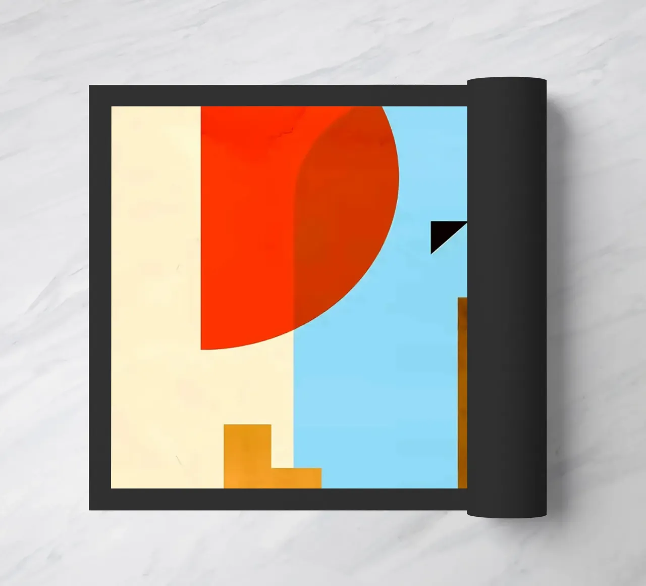 Art of shapes doormat by Sven B Strauss