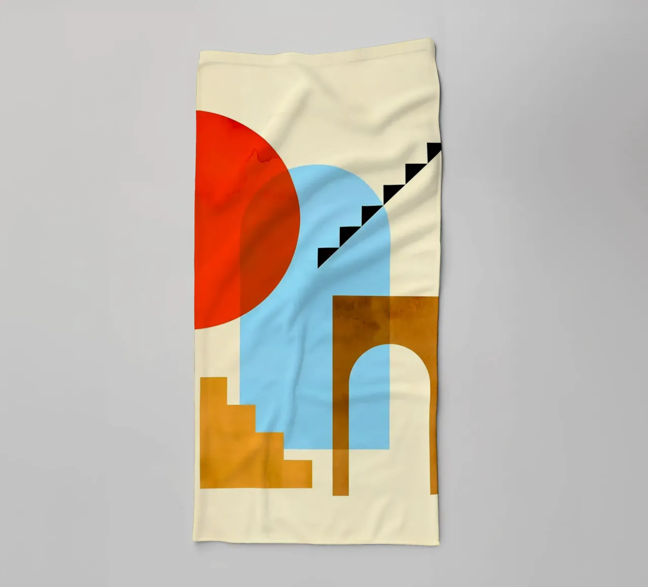 Art of shapes towel by Sven B Strauss