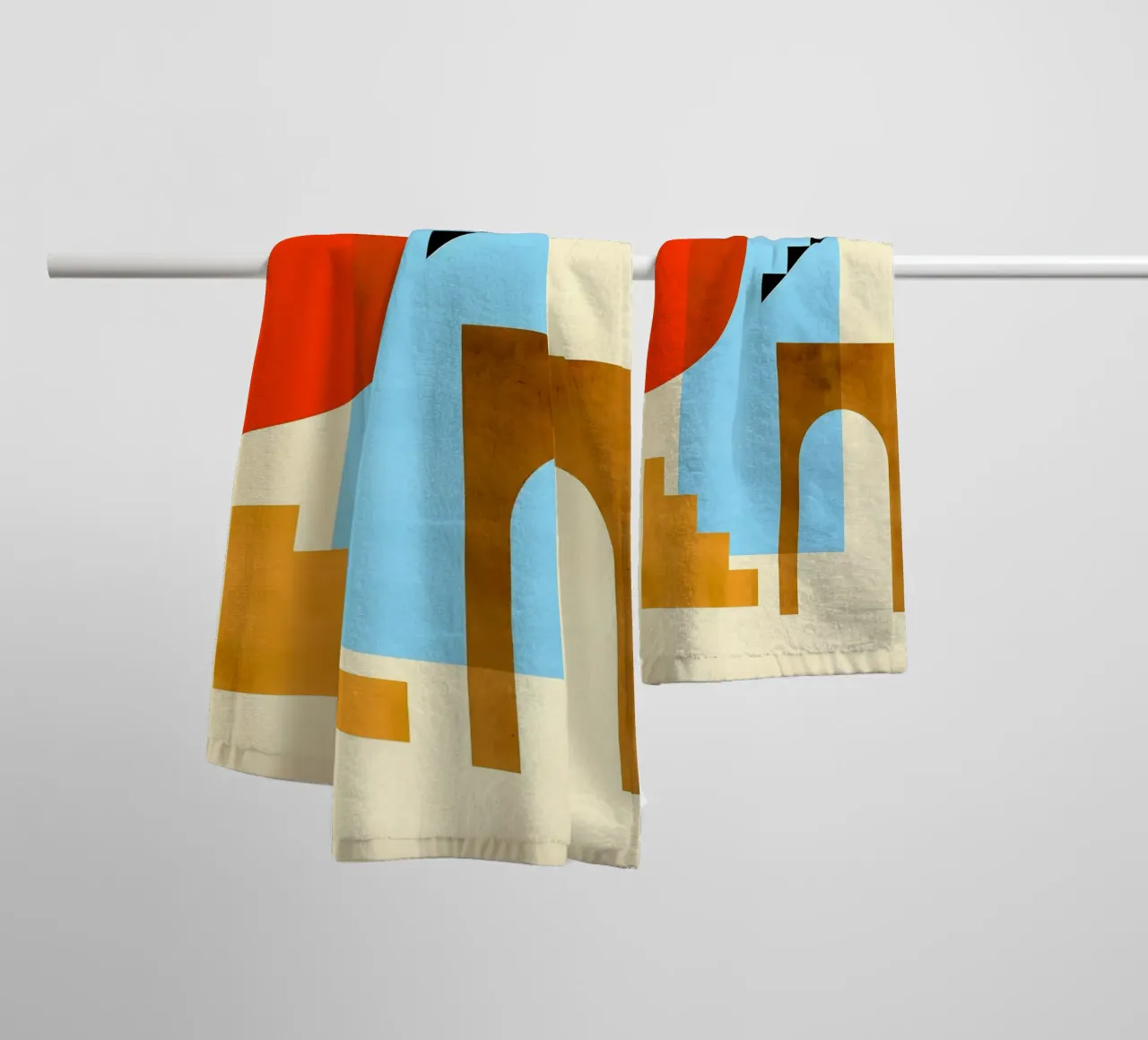 Art of shapes towel by Sven B Strauss