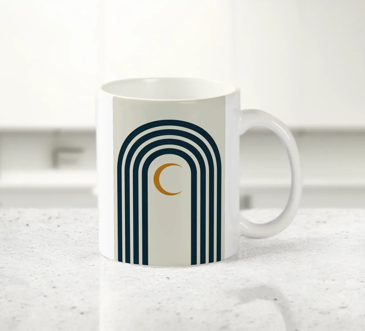 Geometria delle linee tazza in ceramica da Sven B Strauss