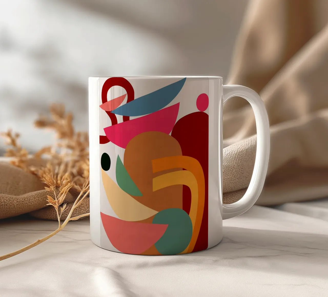 Design organico tazza in ceramica da Sven B Strauss